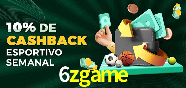 10% de bônus de cashback na 6zgame