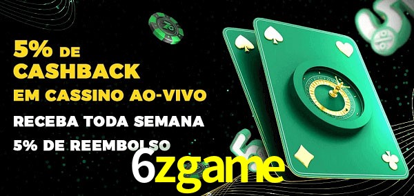 Promoções do cassino ao Vivo 6zgame